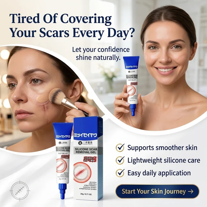 Silicone Scar Removal Gel - Skincare Treatment Designed For Scar Care And Smooth Skin