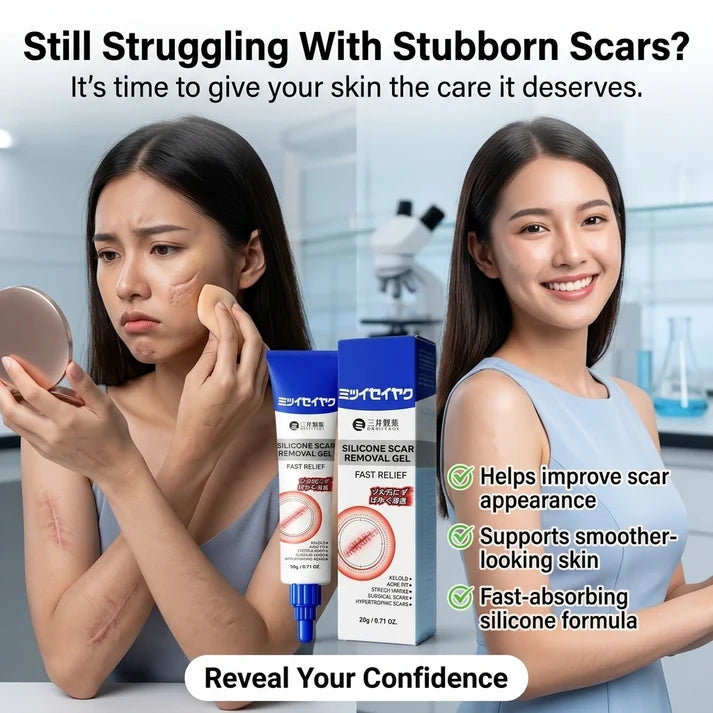 Silicone Scar Removal Gel - Skincare Treatment Designed For Scar Care And Smooth Skin